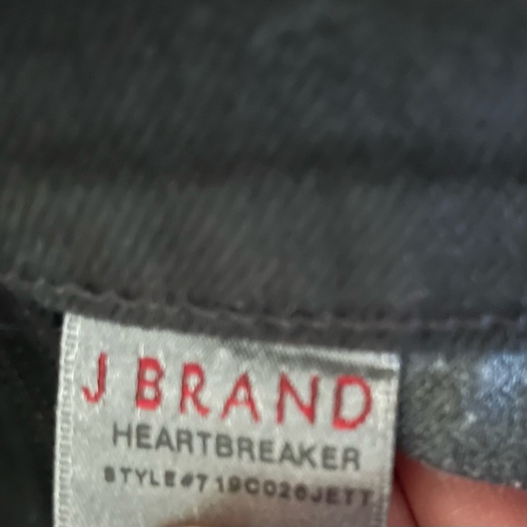 J Brand Heartbreaker Black Flare Slight Stretch Jean - Picture 3 of 11